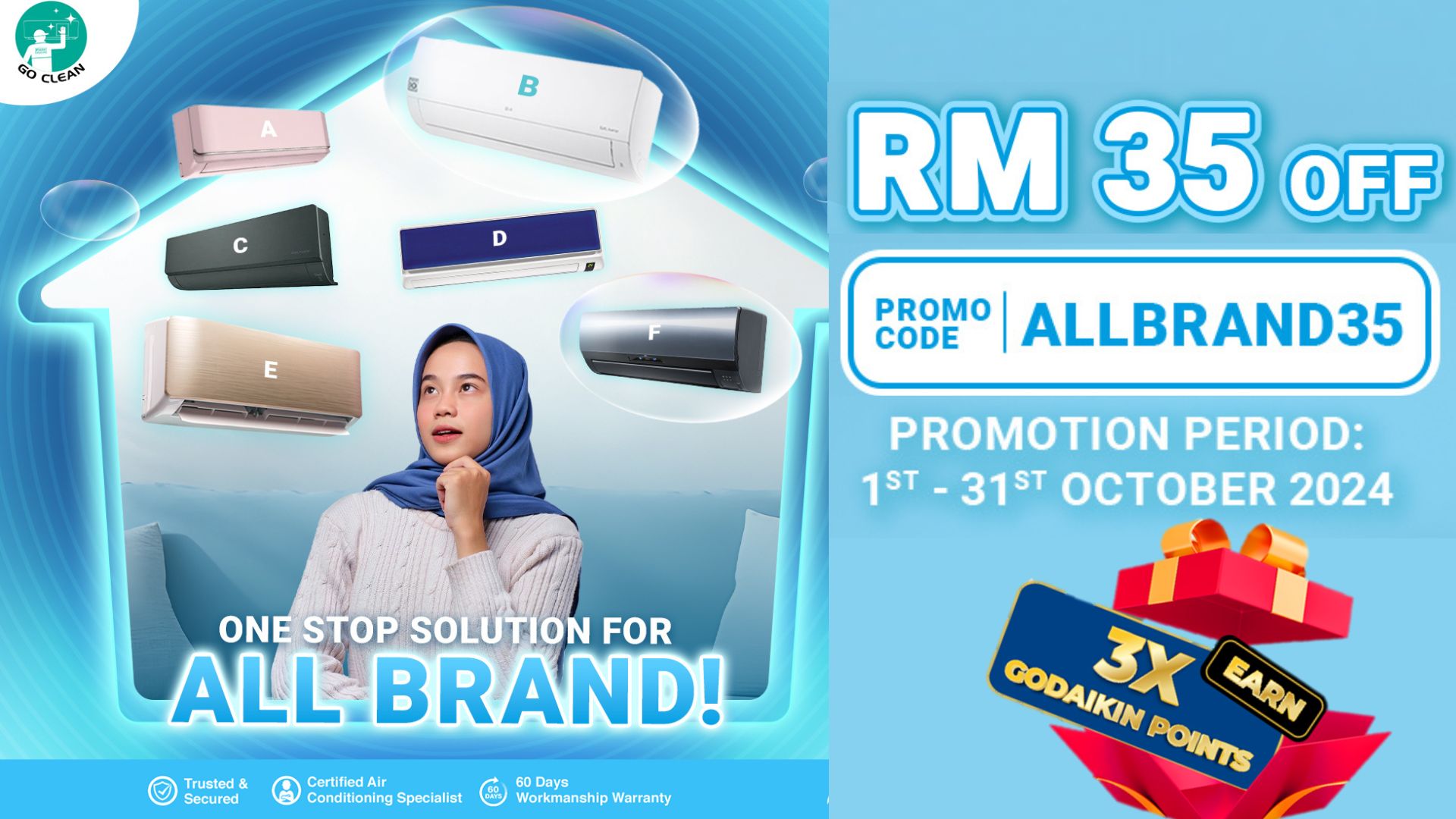 ALLBRAND35 Get RM35 Off For Every Unit | Daikin Malaysia