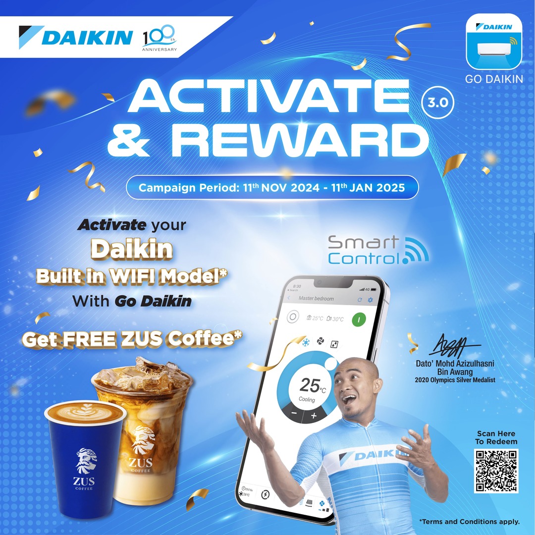 Go Daikin Activate & Reward 3.0 | Daikin Malaysia