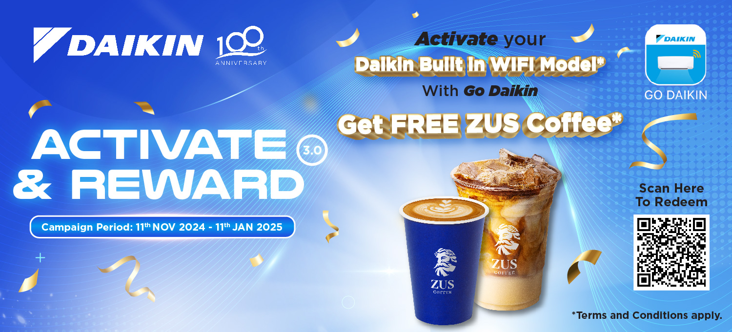 Go Daikin Activate & Reward 3.0 | Daikin Malaysia