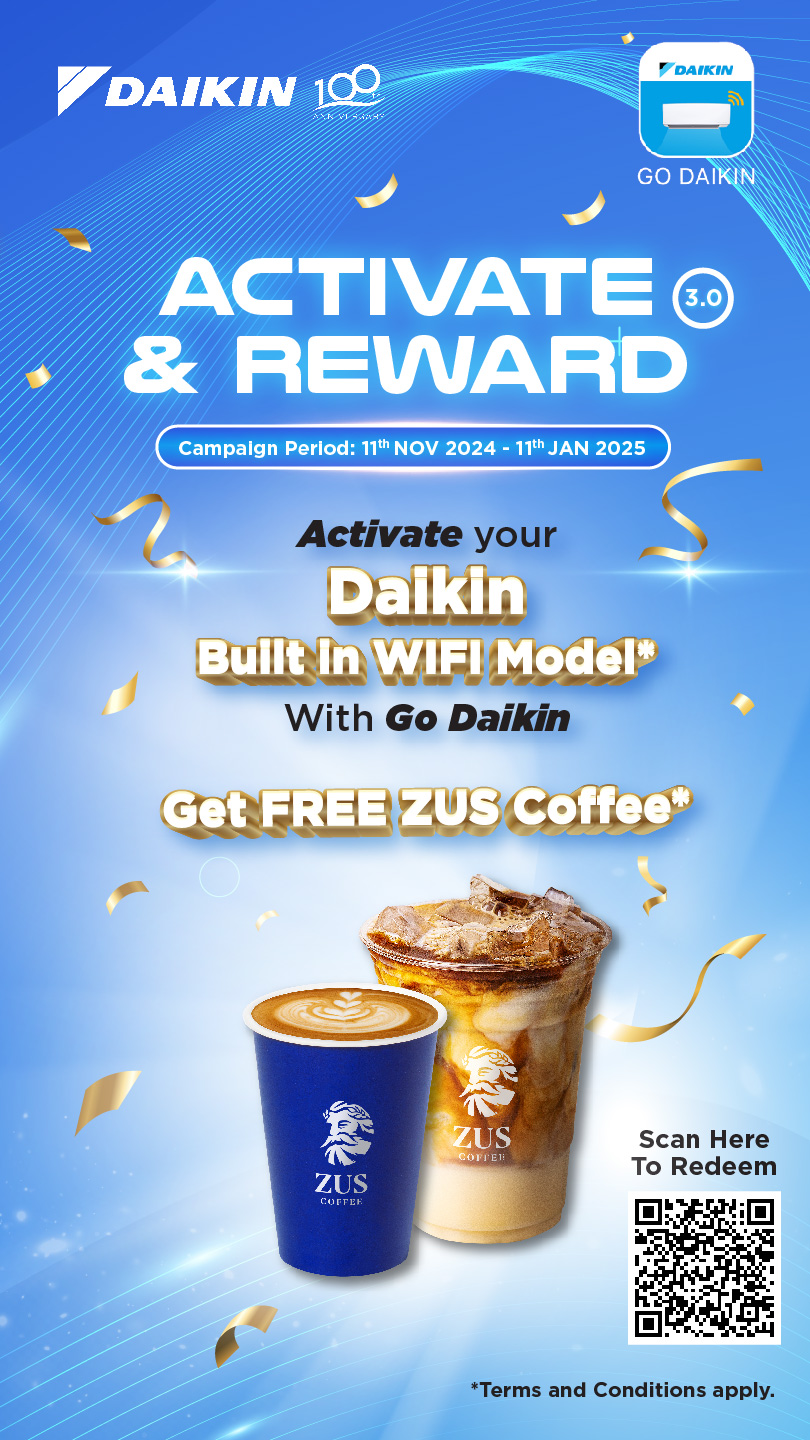 Go Daikin Activate & Reward 3.0 | Daikin Malaysia