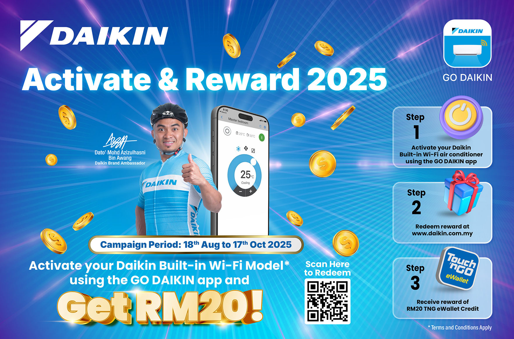 GO DAIKIN Activate & Reward 2025 - Daikin Malaysia