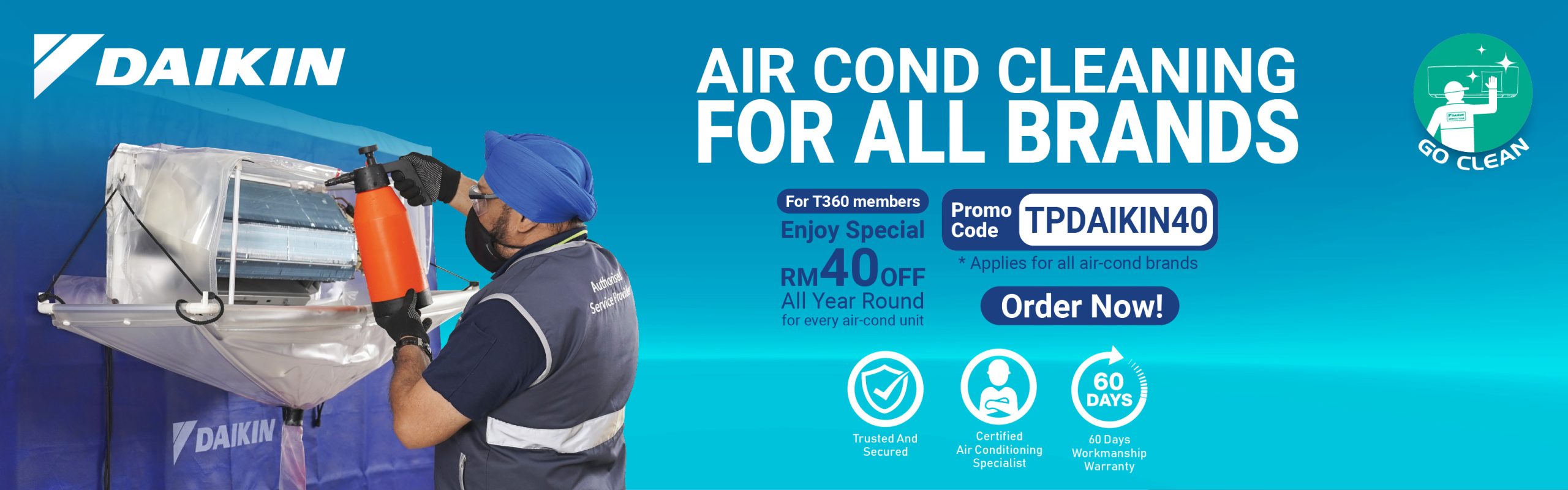 Book GO Clean now with Daikin! | Daikin Malaysia
